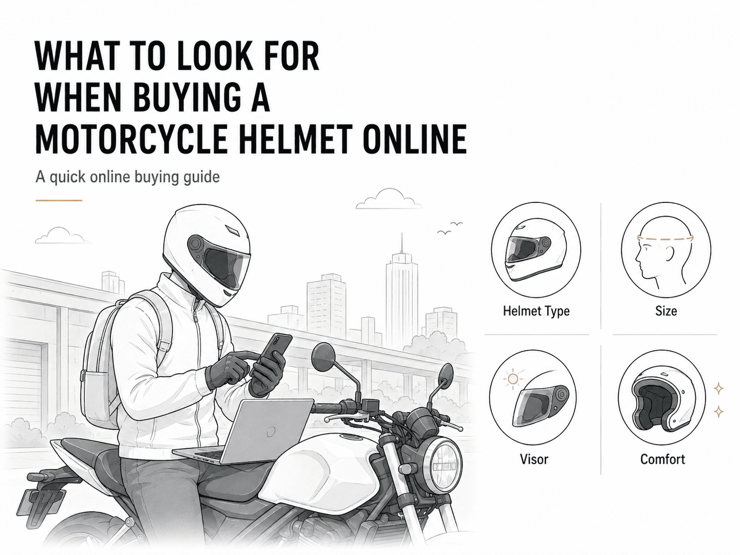 What to Look for When Buying a Motorcycle Helmet Online