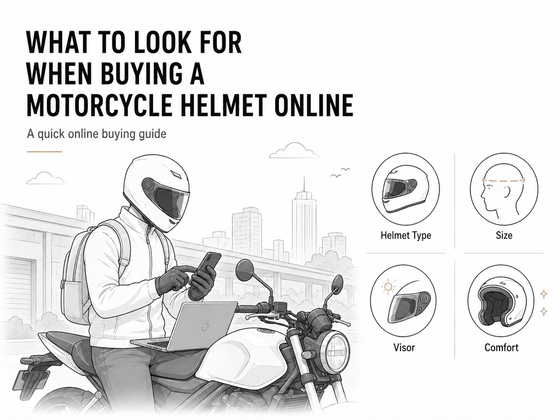 What to Look for When Buying a Motorcycle Helmet Online