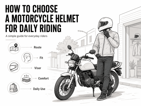 How to Choose a Motorcycle Helmet for Daily Riding
