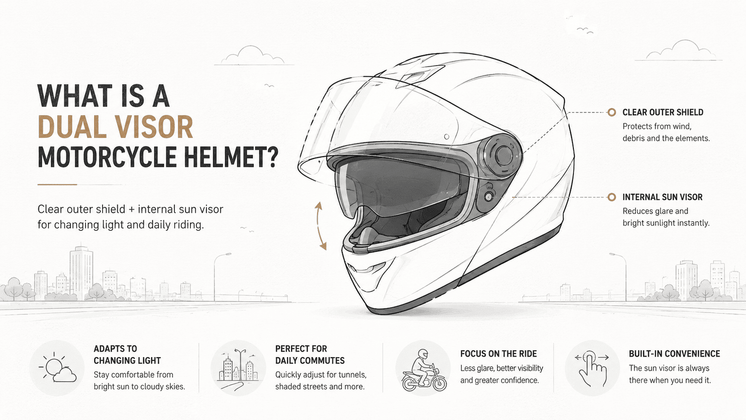What Is a Dual Visor Motorcycle Helmet?