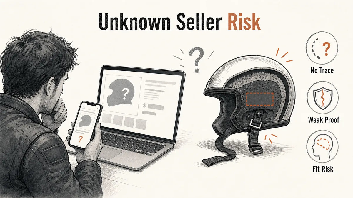 The Hidden Dangers of Buying a Motorcycle Helmet from Unknown Sellers