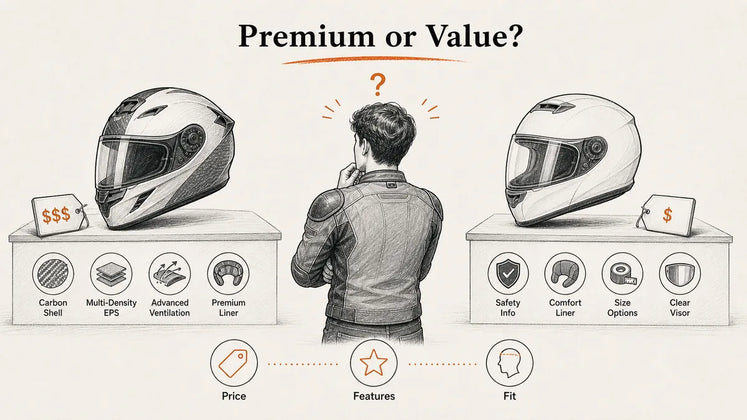 Is a Premium Motorcycle Helmet Worth It for Budget-Conscious Riders?