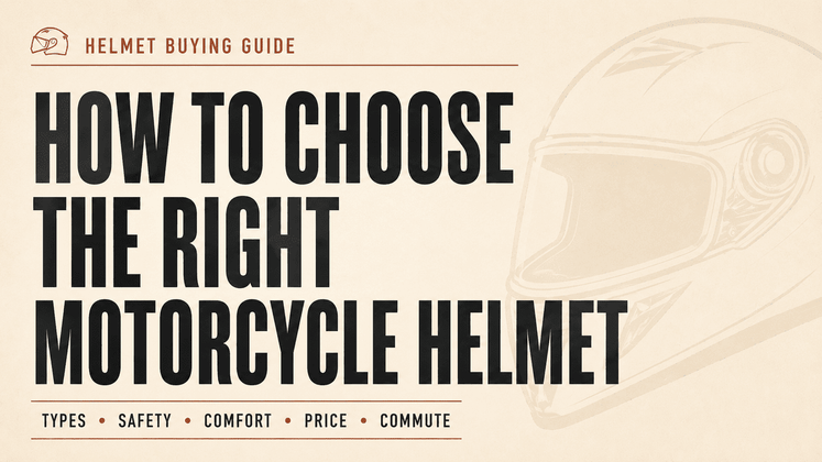 Beginner's Guide: How to Choose the Right Motorcycle Helmet When Shopping Online