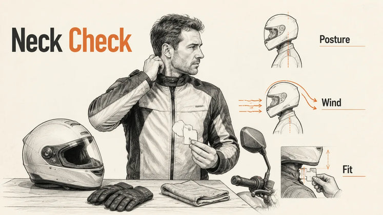 Can a Motorcycle Helmet Cause Neck Pain?