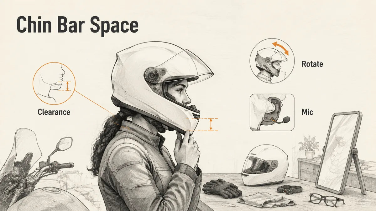 Why Does My Helmet Chin Bar Feel Too Close?