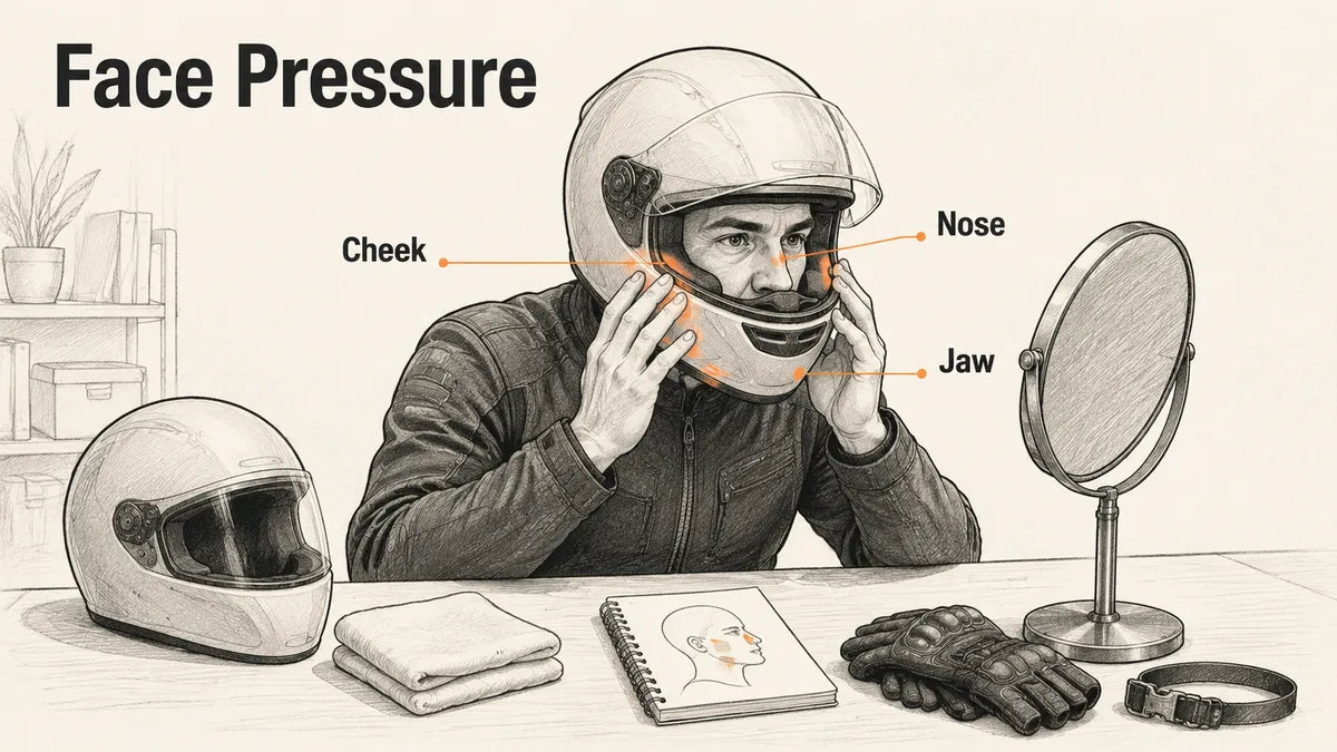 Why Does My Full Face Helmet Press My Face?