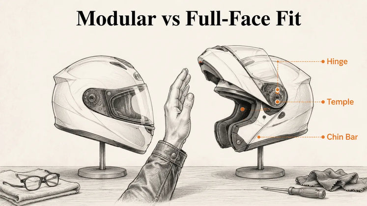 Why Does My Modular Helmet Feel Different From a Full-Face Helmet?