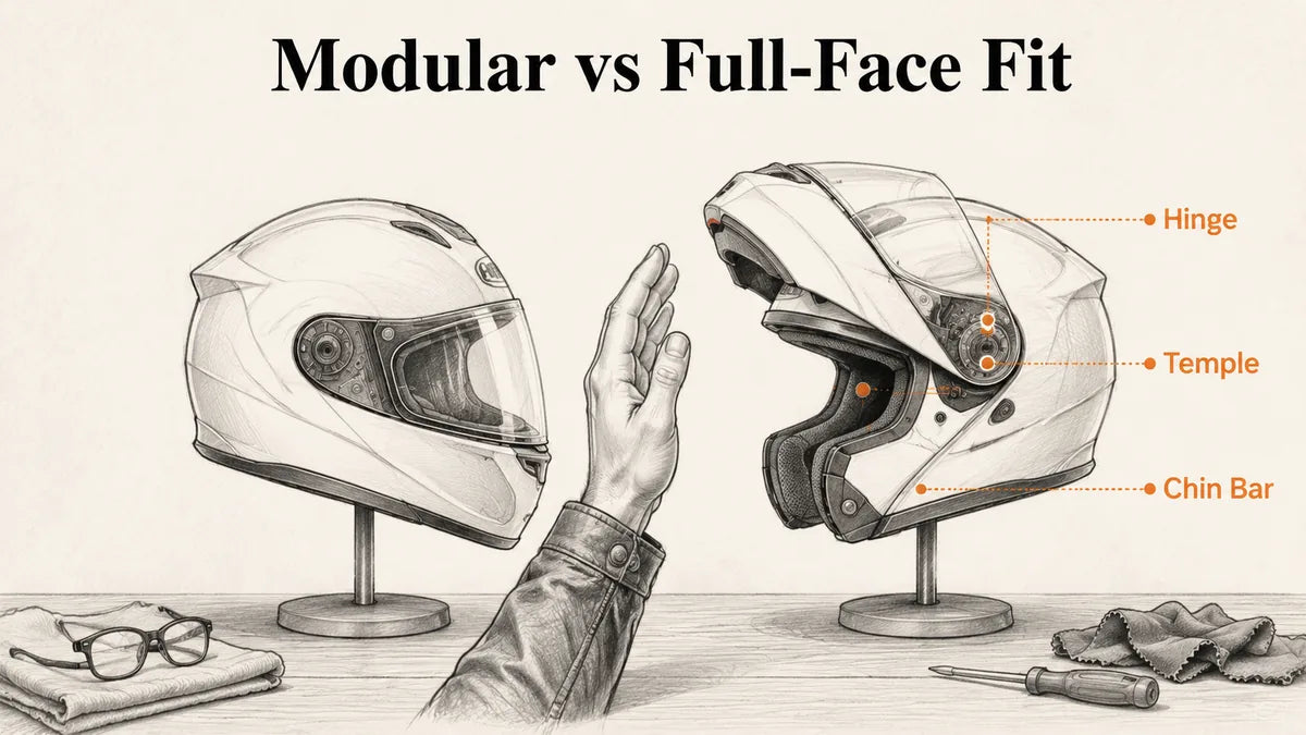 Why Does My Modular Helmet Feel Different From a Full-Face Helmet?