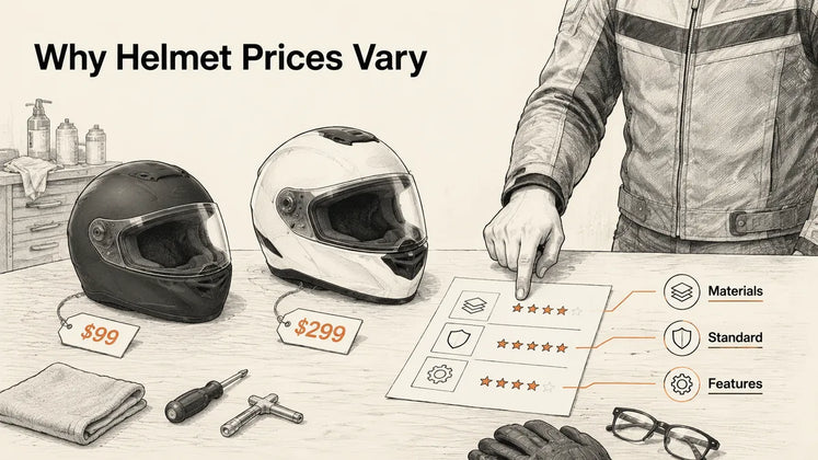 Why Do Motorcycle Helmet Prices Vary So Much?