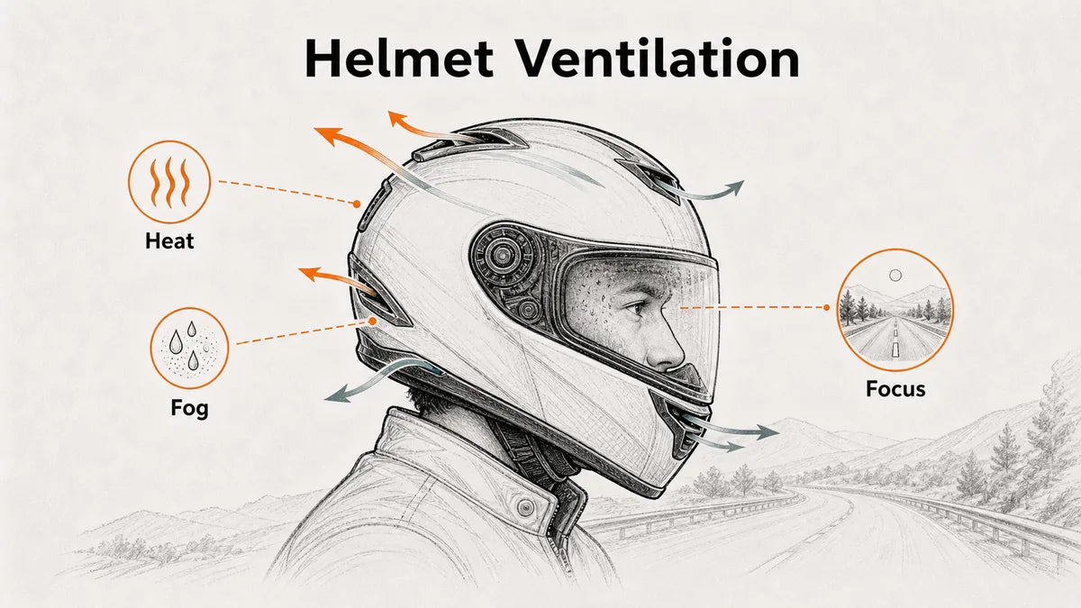 How Helmet Ventilation Affects Comfort