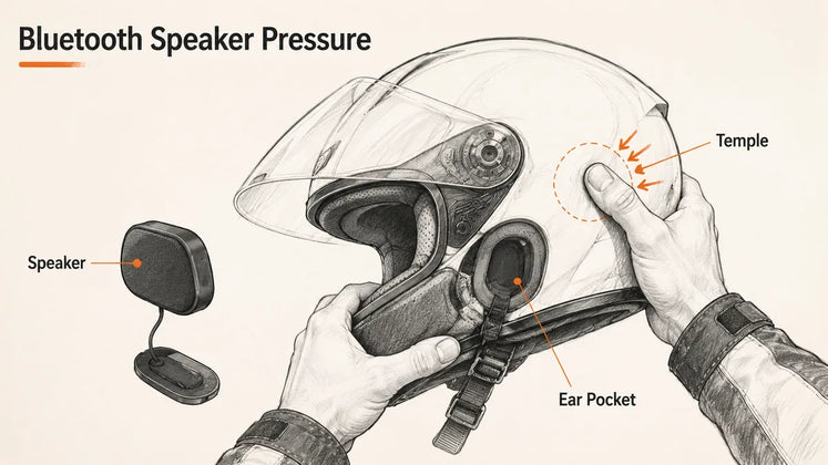Can Bluetooth Speakers Create Helmet Pressure Points?