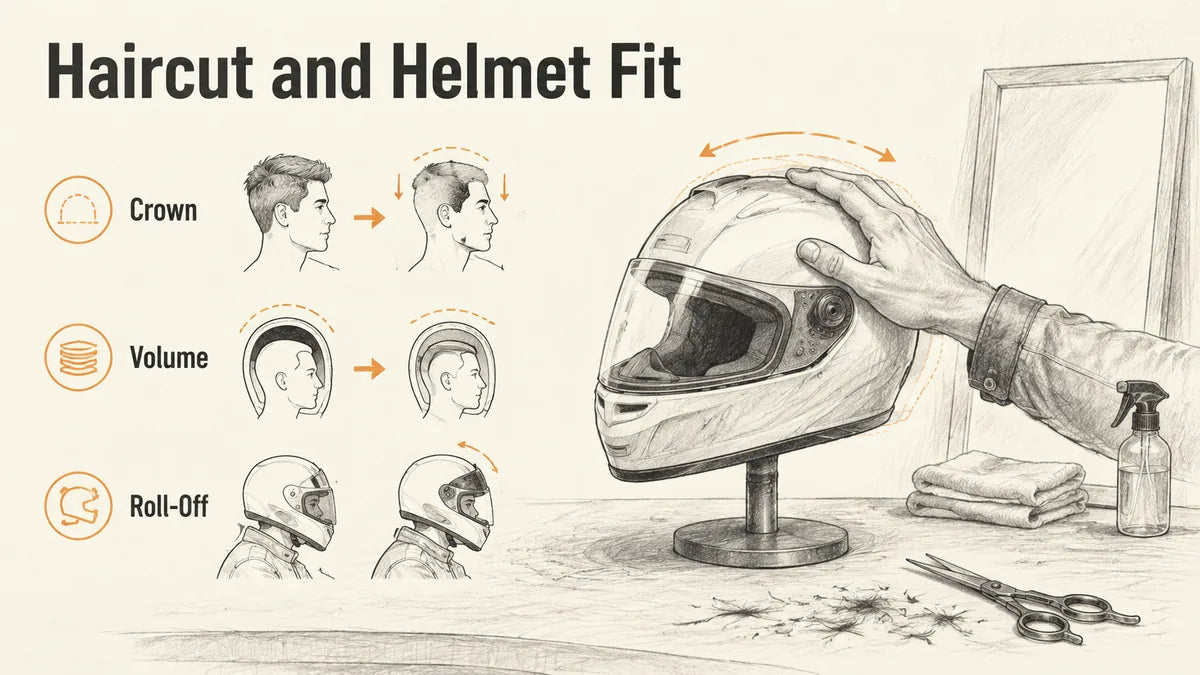 Can a Haircut Change Motorcycle Helmet Fit?