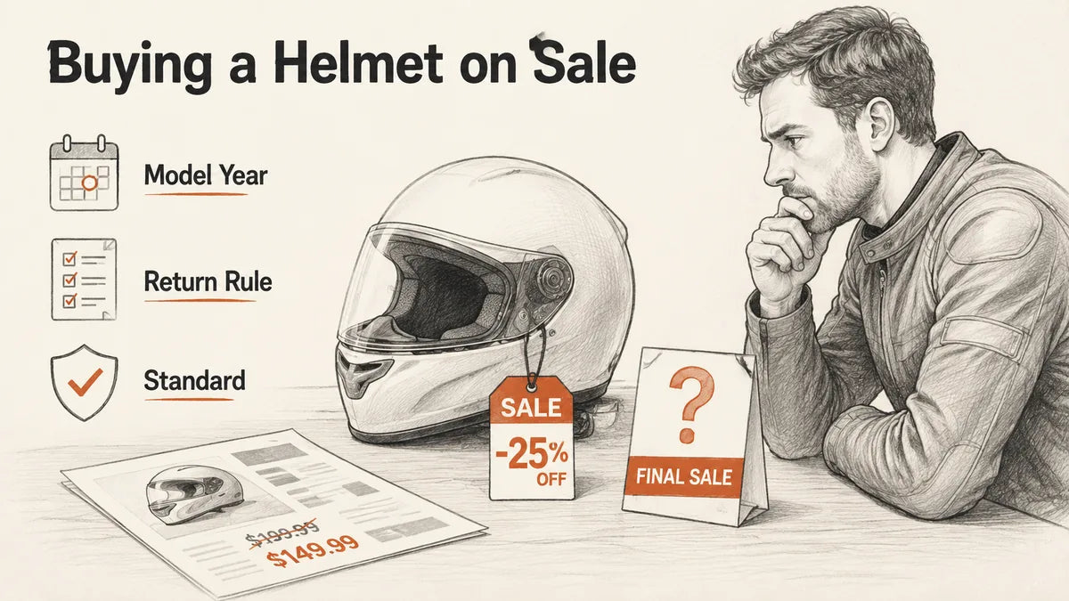 What Should I Check Before Buying a Motorcycle Helmet on Sale?