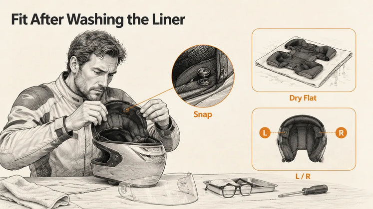 Why Does My Motorcycle Helmet Fit Differently After Washing the Liner?