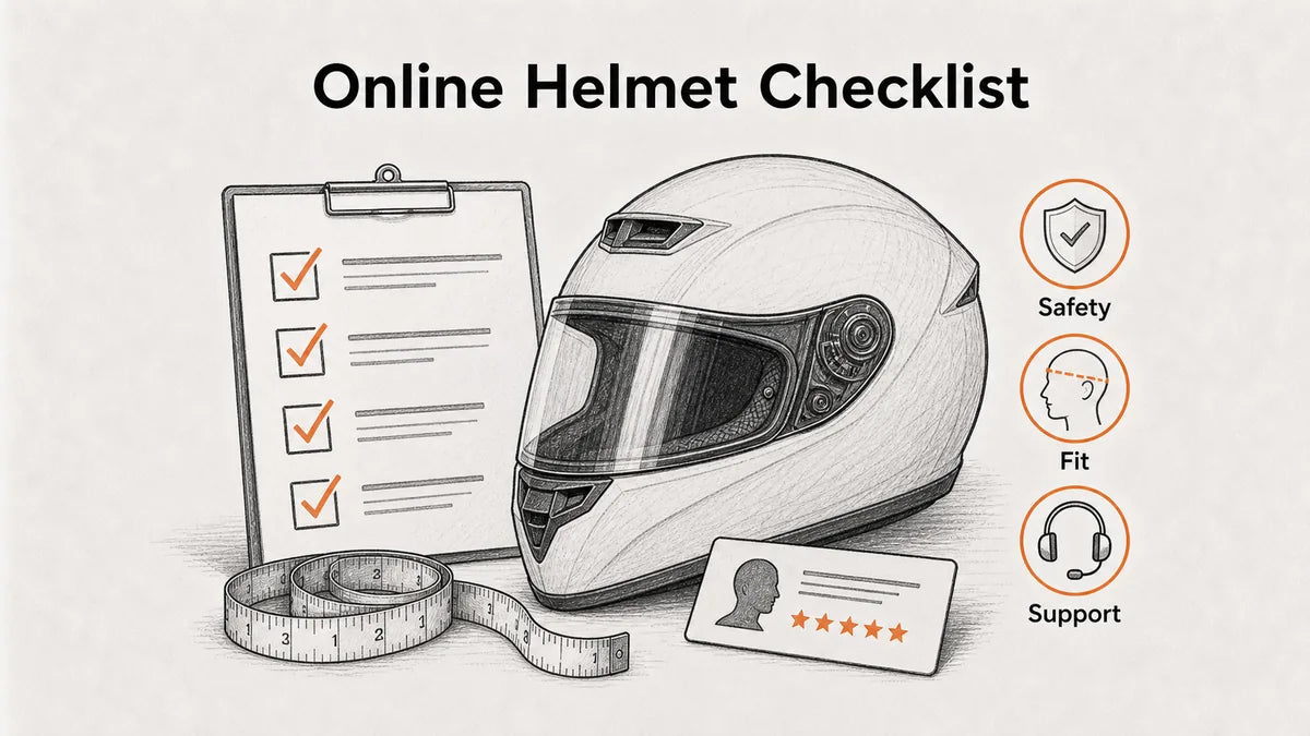 Motorcycle Helmet Online Buying Checklist