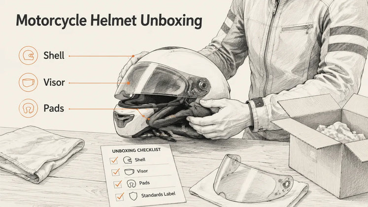What Should I Inspect During Motorcycle Helmet Unboxing?