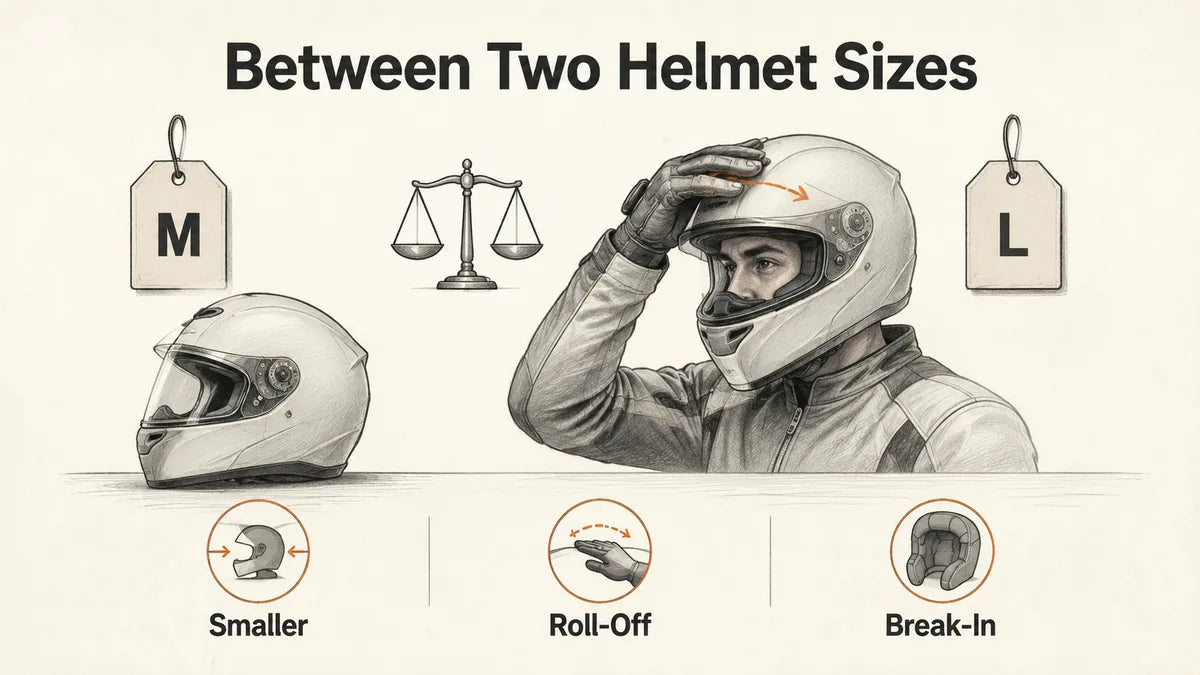 What Should I Do If I Am Between Two Helmet Sizes?