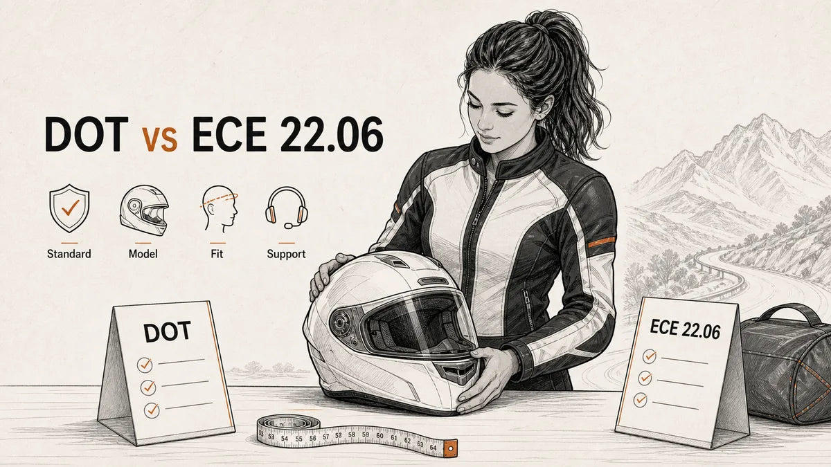 DOT vs ECE 22.06 Motorcycle Helmets