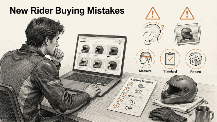 What Helmet Buying Mistakes Do New Riders Make Online?