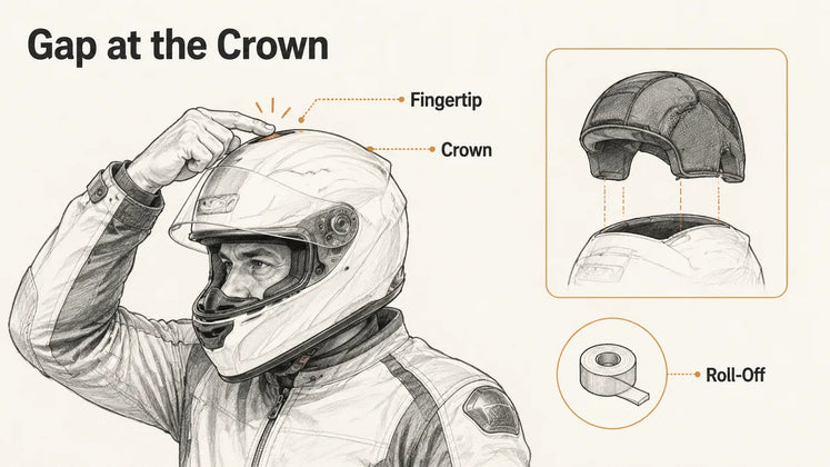 What Does a Gap at the Crown of a Helmet Mean?