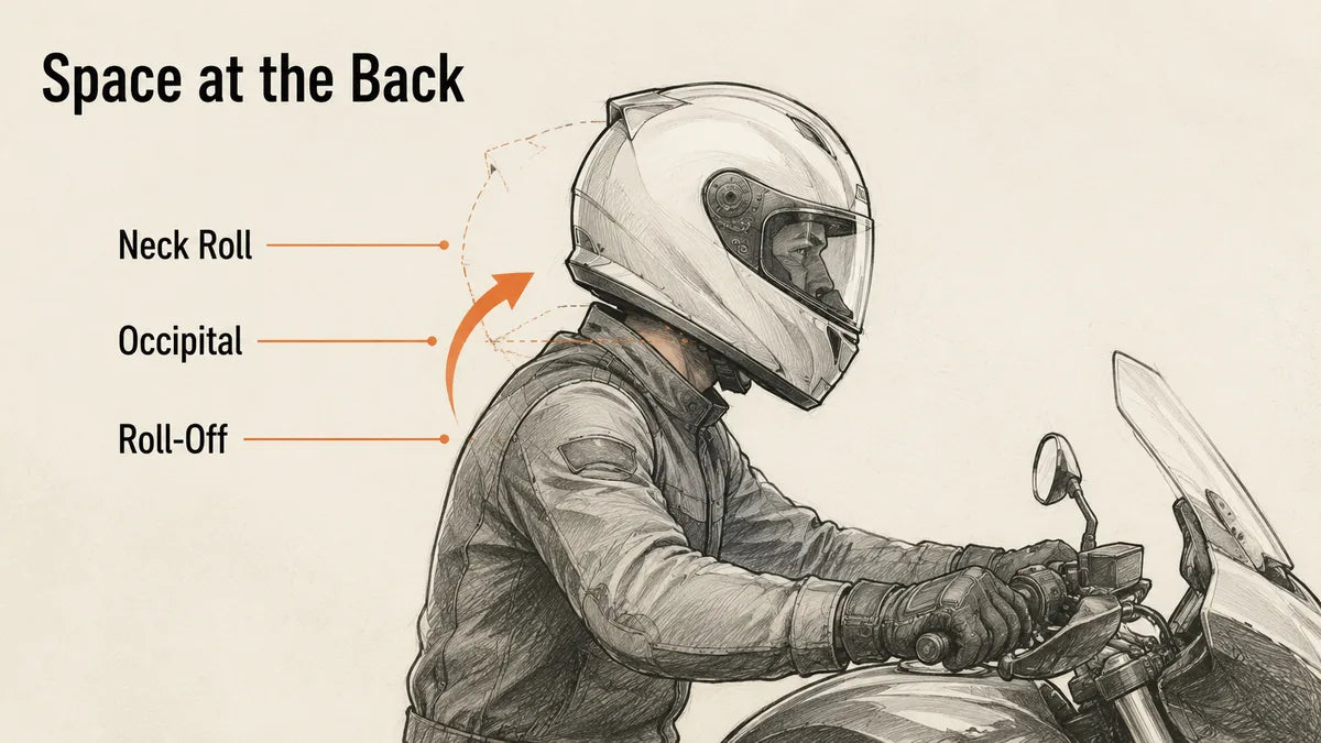 Why Is There Space at the Back of My Helmet?