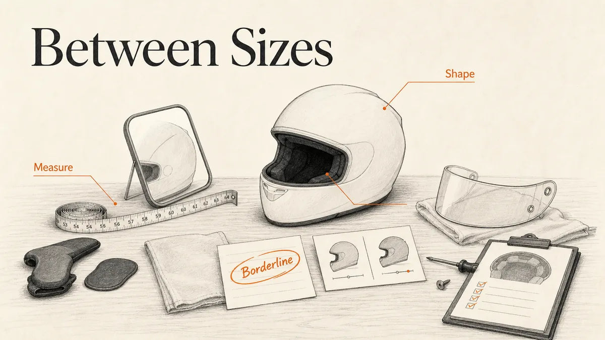 What Should I Do If My Measurement Is Between Helmet Sizes?