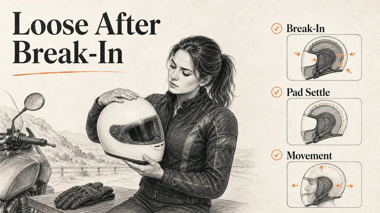 Can a Motorcycle Helmet Become Too Loose After Break-In?