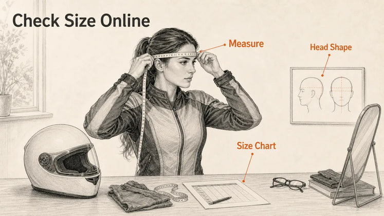 How Do I Check Helmet Size Before Ordering Online?