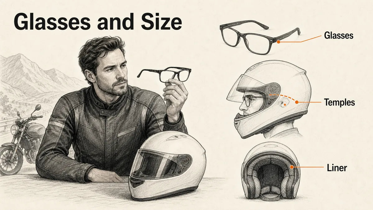 Should Glasses Affect Helmet Size Choice?