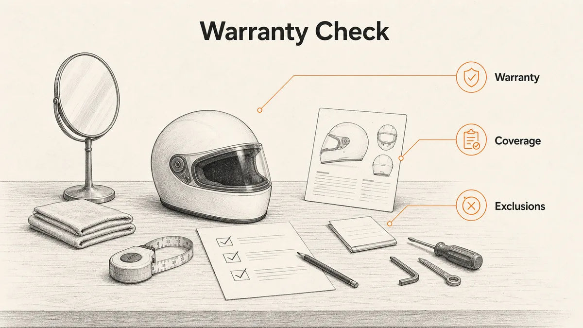 What Warranty Information Should I Read Before Buying a Helmet?