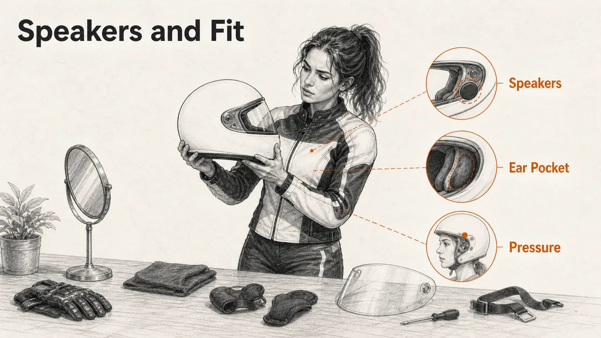 Do Helmet Speakers Change the Size I Need?
