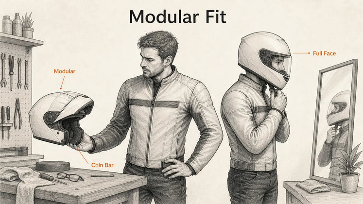 Why Does a Modular Helmet Fit Differently Than a Full Face?