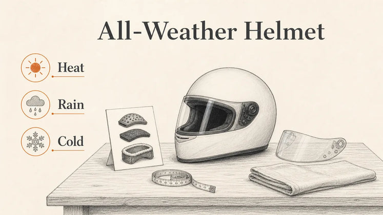 How Do I Buy One Helmet for Heat, Rain, and Cold?