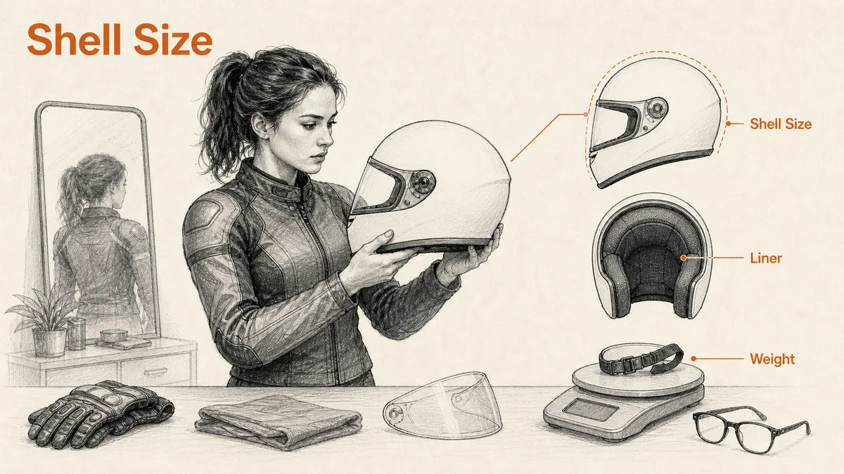 What Does Helmet Shell Size Mean for Fit?