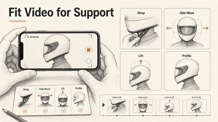 What Should I Show in a Helmet Fit Video for Customer Support?