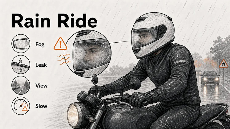 Why Motorcycle Helmets Fog in Rain