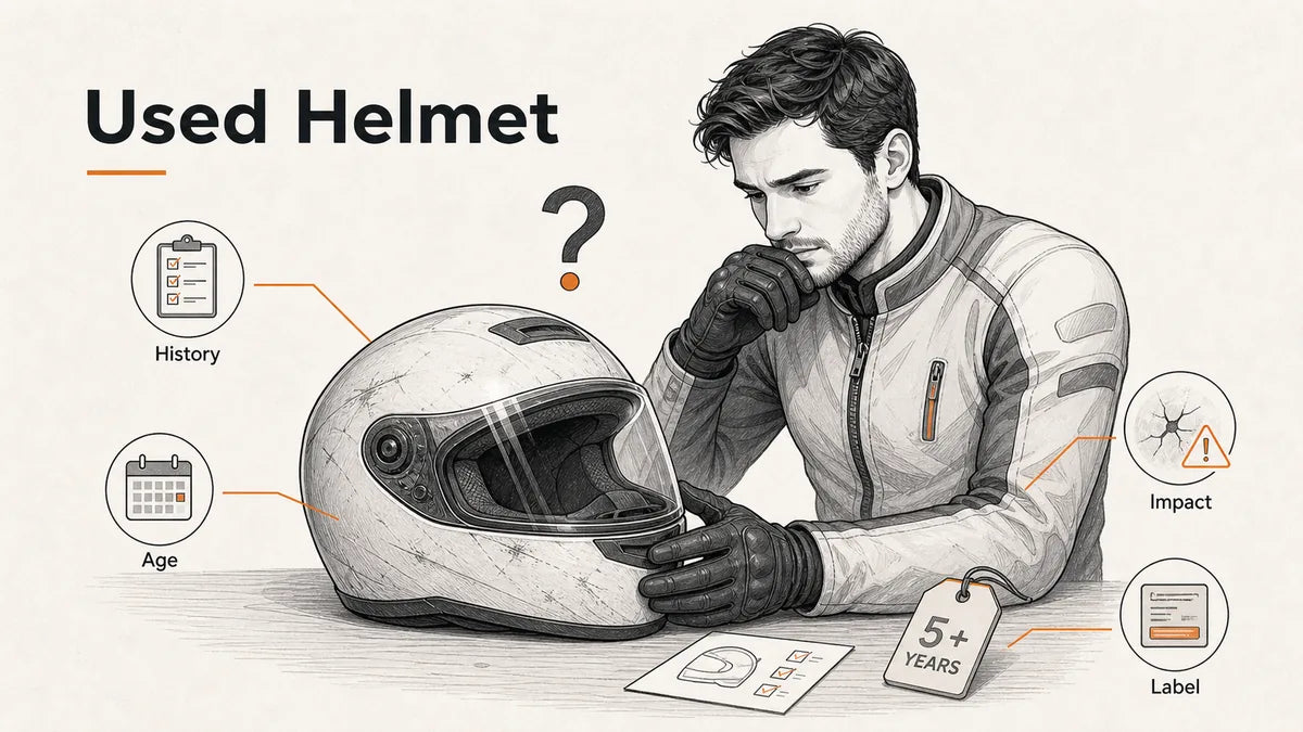 Should You Trust a Used Motorcycle Helmet?