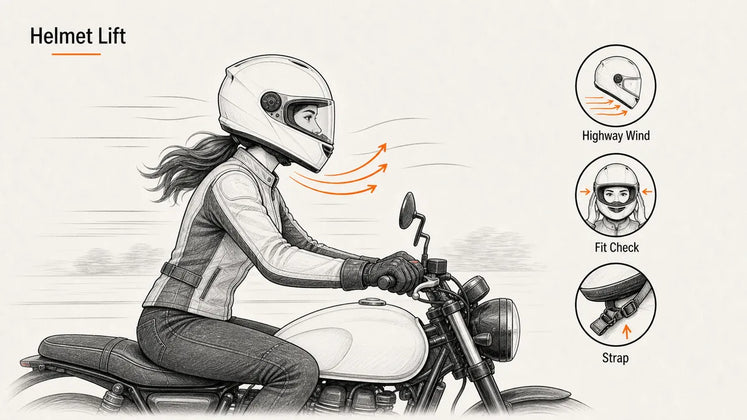 Why Your Motorcycle Helmet Lifts at Highway Speed and What to Check First