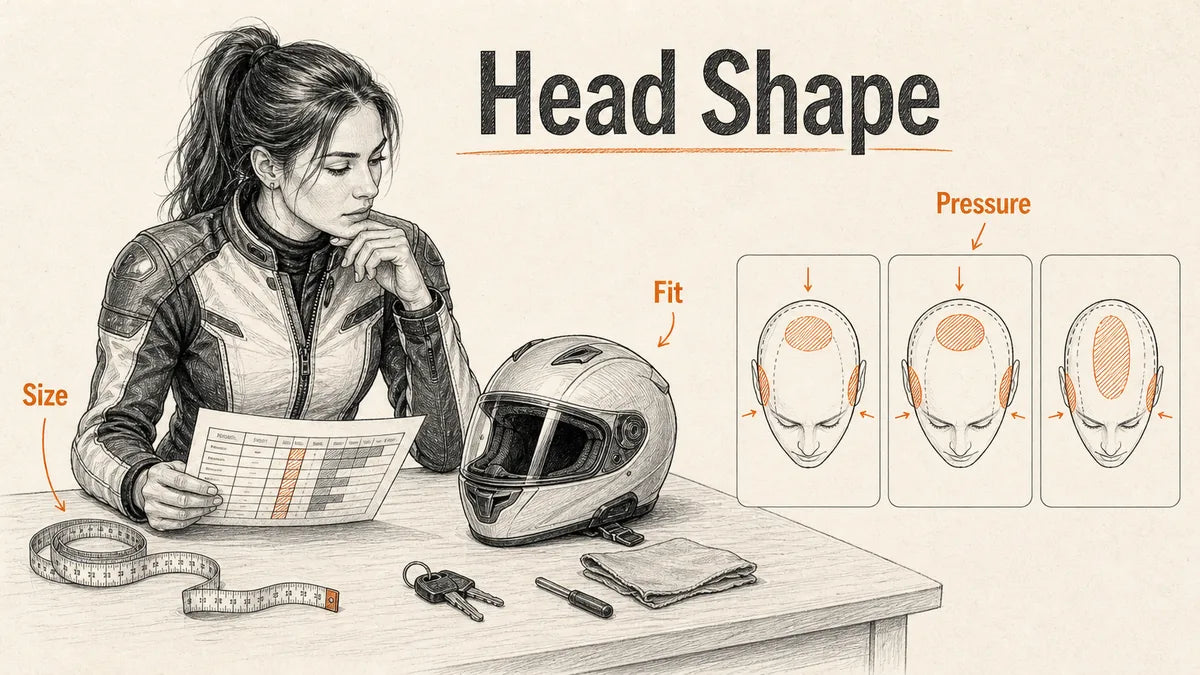 Helmet Size Is Right but the Fit Feels Wrong? Check Your Head Shape