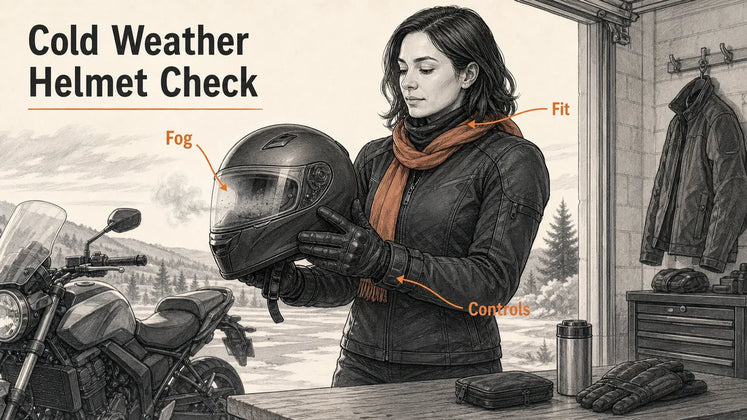 Cold Weather Makes Your Helmet Fog, Feel Tight, or Distracting? What to Check Before Riding