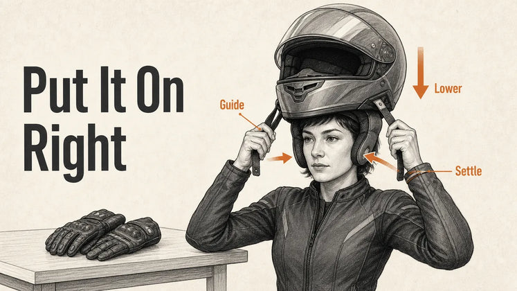 Are You Pulling Your Helmet On the Wrong Way? Liner Damage and Fit Problems Riders Miss