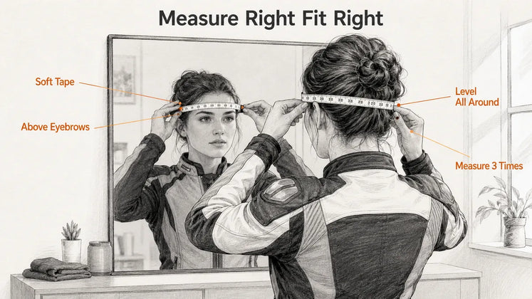 How to Measure Your Head Correctly for a Motorcycle Helmet in Under 5 Minutes