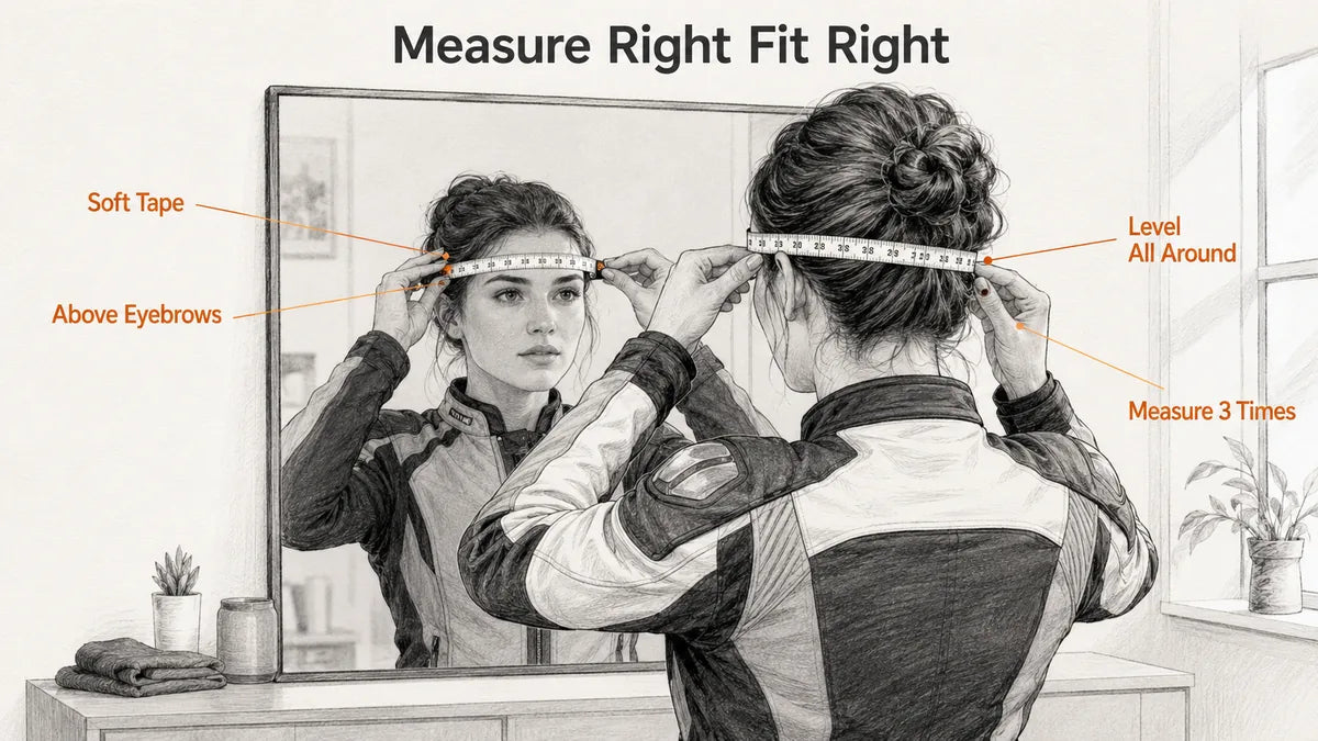 How to Measure Your Head Correctly for a Motorcycle Helmet in Under 5 Minutes