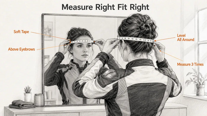 How to Measure Your Head Correctly for a Motorcycle Helmet in Under 5 Minutes