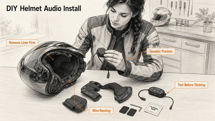 Installing a Bluetooth Headset Without Ruining Your Motorcycle Helmet: Fit, Wires, and Speaker Placement