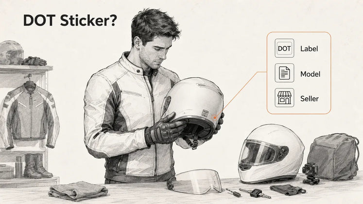 Is Your Motorcycle Helmet DOT Approved or Just Wearing a Sticker?