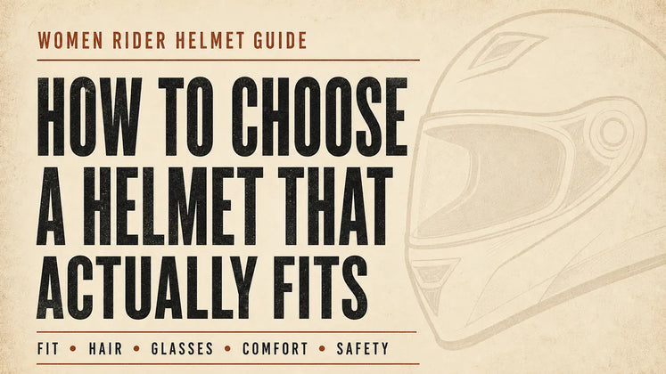 How Should Women Choose a Motorcycle Helmet That Actually Fits?