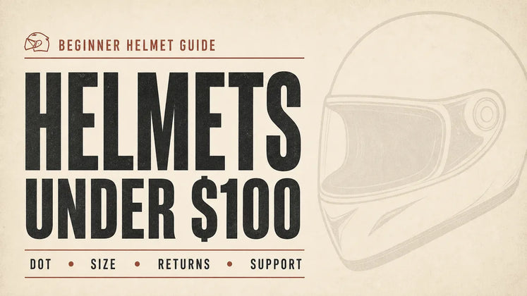 Motorcycle Helmets Under $100: What Beginner Riders Should Check Before Buying Online
