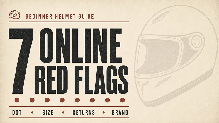 Buying a Motorcycle Helmet Online? 7 Red Flags Beginners Should Not Ignore