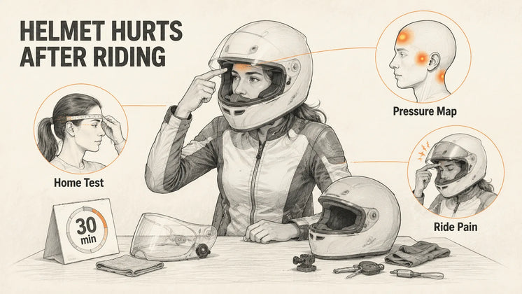 Why Does My Motorcycle Helmet Feel Fine at Home but Hurt After Riding?